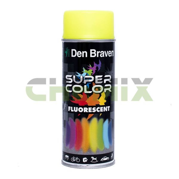 Helendav Fluoresents värv aerosoolis Super Color Fluorescent - CHEMIX